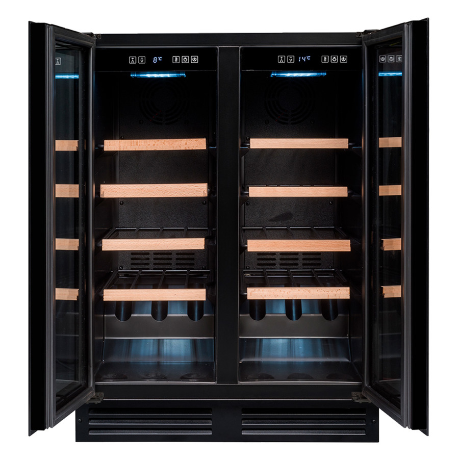 Холодильник винный Avintage AVU49DPB1 62х64х87 см, сталь нержавеющая, черный