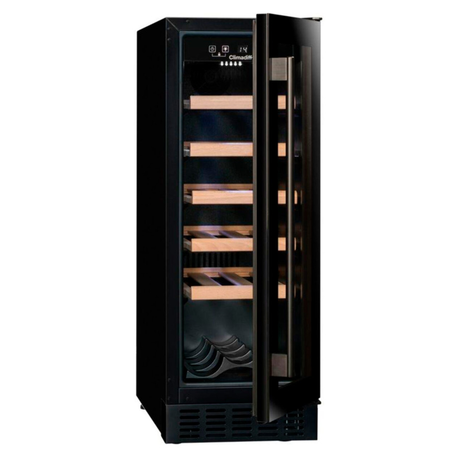 Холодильник винный Climadiff CBU20S2B 64х34х87 см, сталь нержавеющая, черный