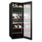 Холодильник винный Climadiff MILLESIME240D 75х64,5х196 см, сталь нержавеющая, черный