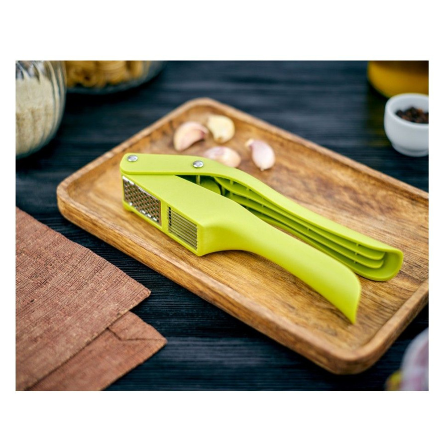 Пресс-нож для чеснока Walmer Vegan, сталь нержавеющая, зеленый