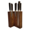Подставка-блок магнитная для 8 кухонных ножей Woodinhome 24х12,5см, темный дуб-sale