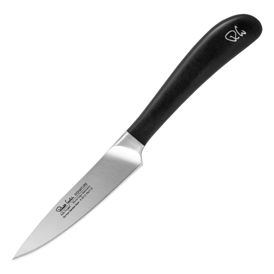 Набор ножей с точилкой и подставкой Robert Welch Signature 6 шт, сталь нержавеющая, черный, п/к
