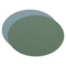 Плейсмат овальный двусторонний ADJ 47,5x35 см, кожа натуральная, небесный, эвкалипт, п/к