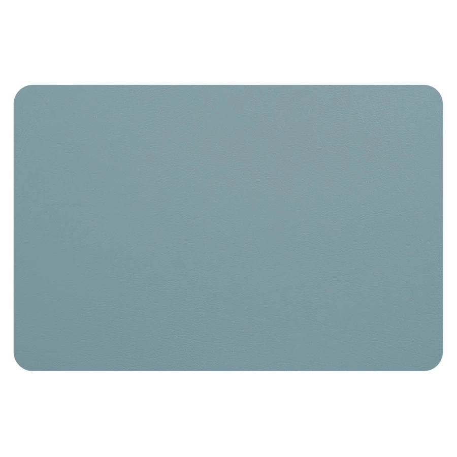 Плейсмат прямоугольный ADJ 45x30 см, кожа натуральная, небесный, эвкалипт, п/к