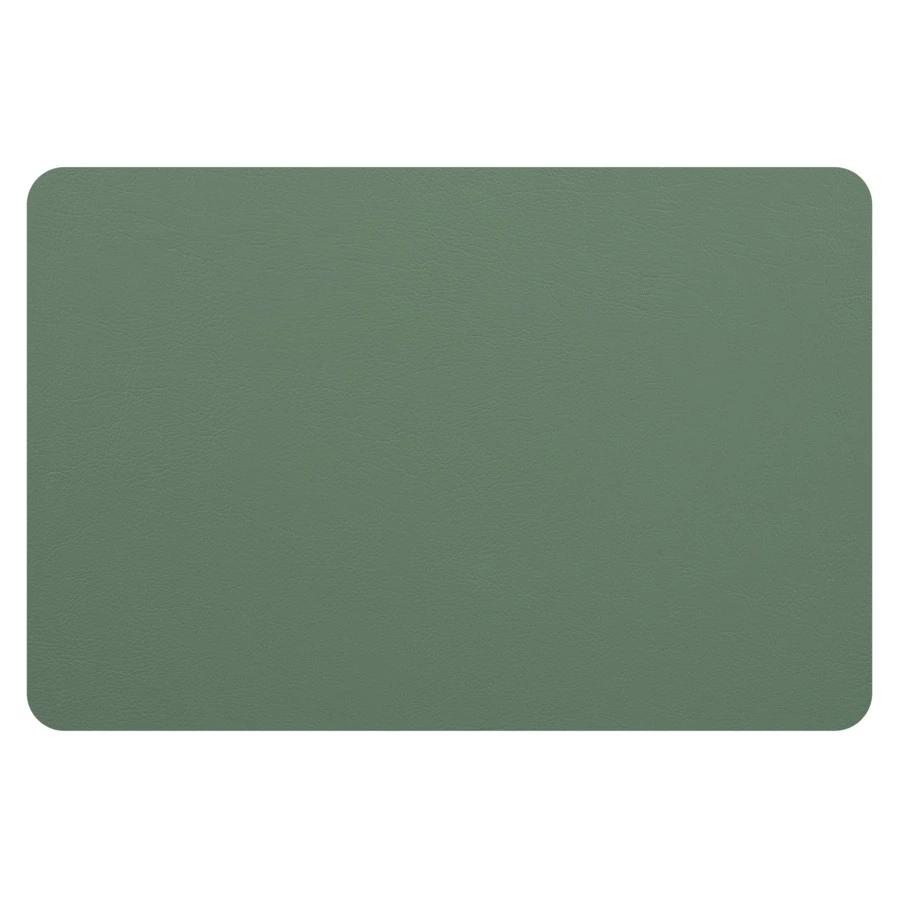 Плейсмат прямоугольный ADJ 45x30 см, кожа натуральная, небесный, эвкалипт, п/к