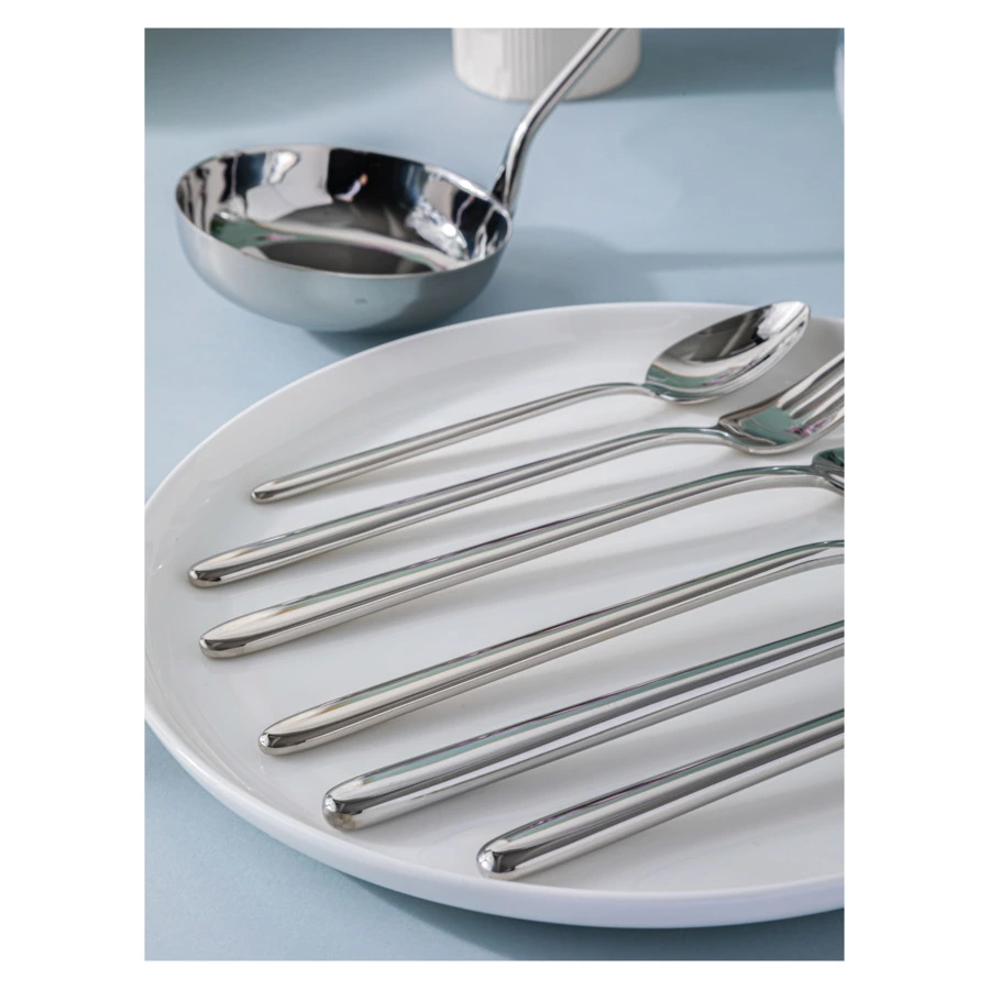 Набор столовых приборов Broggi Stiletto на 12 персон 75 предметов, толщина 5,5 мм, сталь нержавеющая