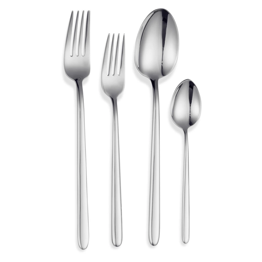 Набор столовых приборов Broggi Stiletto на 12 персон 75 предметов, толщина 5,5 мм, сталь нержавеющая