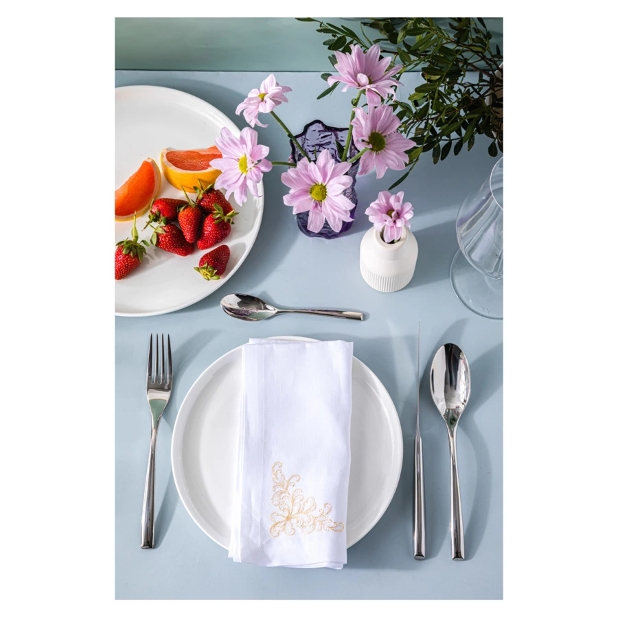 Набор столовых приборов Broggi Zeta на 6 персон 24 предмета, толщина 5 мм, сталь нержавеющая, п/к