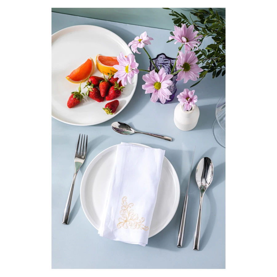 Набор столовых приборов Broggi Zeta на 6 персон 24 предмета, толщина 5 мм, сталь нержавеющая, п/к