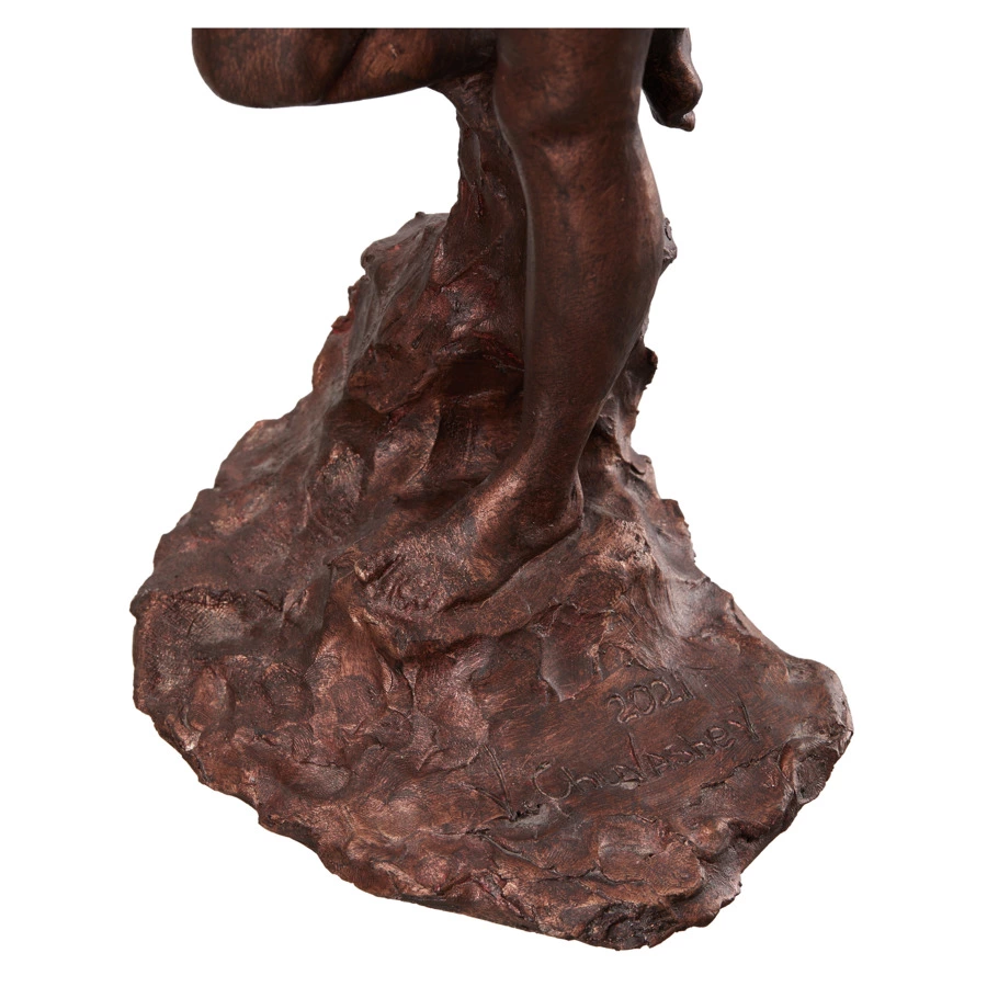 Скульптура ИП Чувашев Леда и лебедь 14х22х36 см, полиуретан, бронзовая, п/к