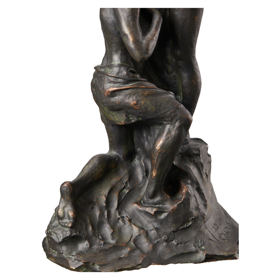 Скульптура ИП Чувашев Пигмалион и Галатея 28х21х51 см, полиуретан, бронзовая, п/к