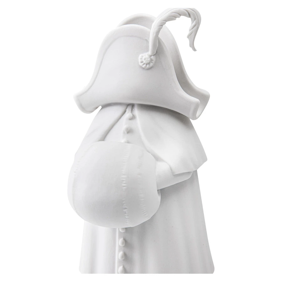 Скульптура ИФЗ Третий гость 16,5х9 см, фарфор твердый, белая