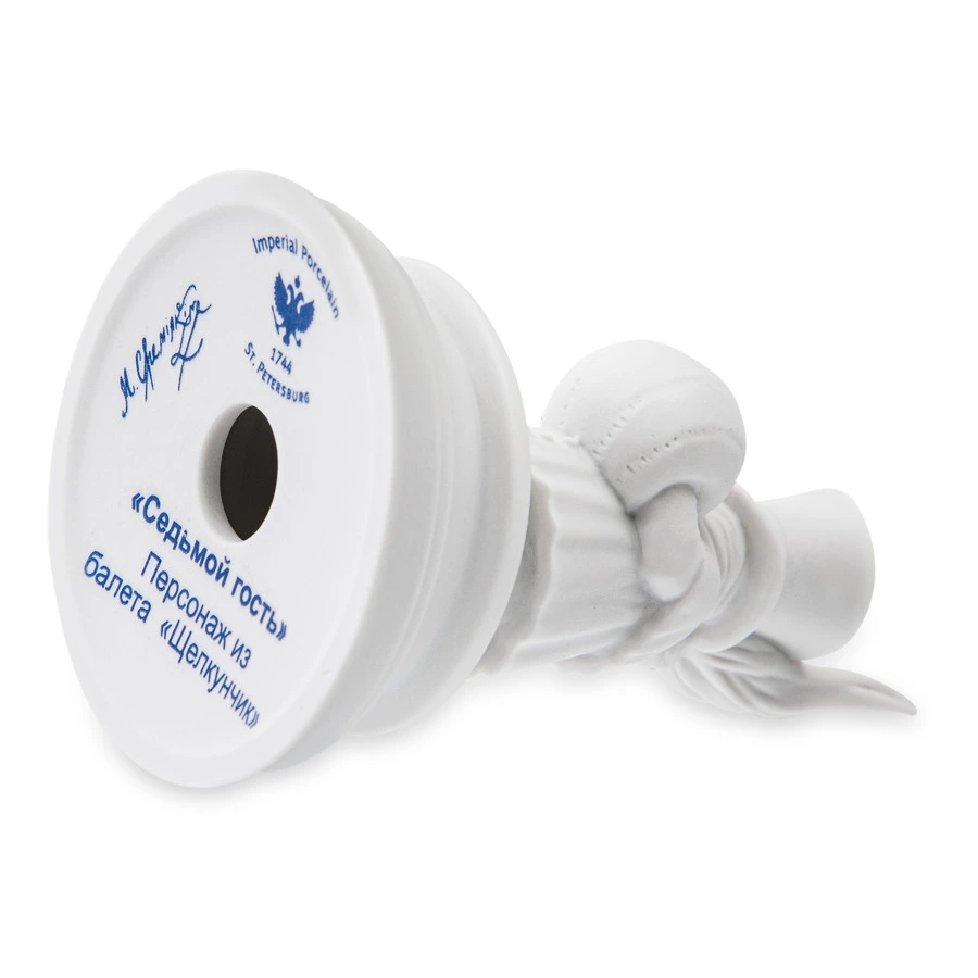 Скульптура ИФЗ Седьмой гость 9,9х6,5 см, фарфор твердый, белая