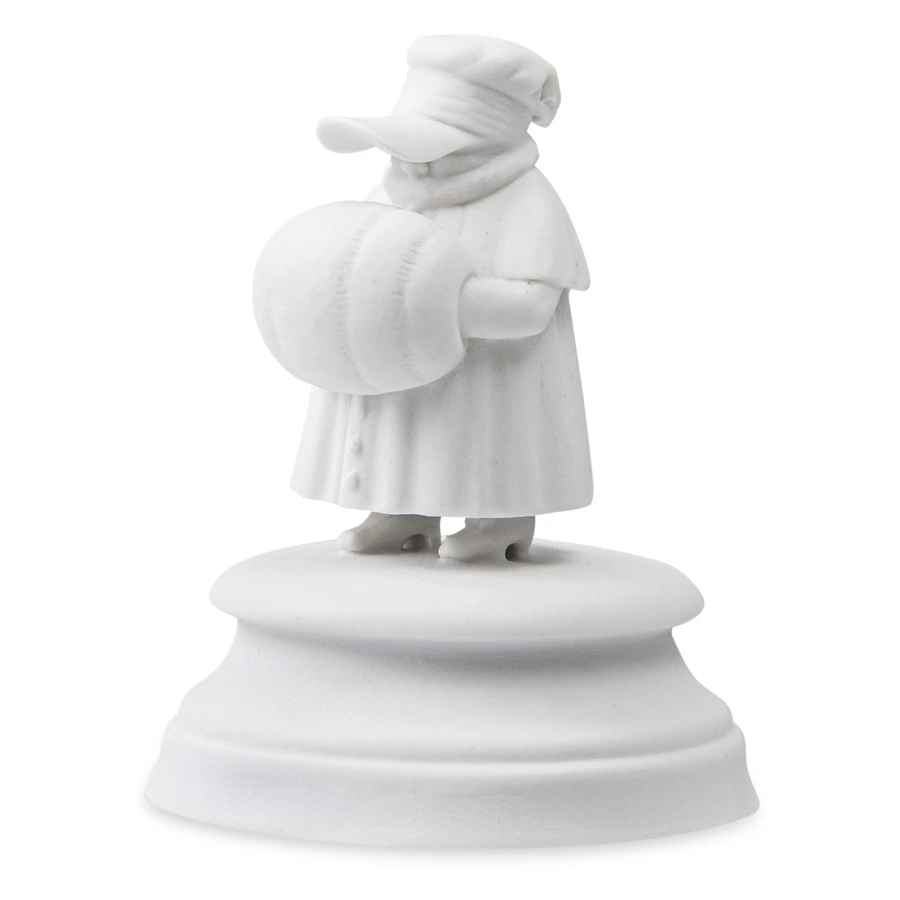 Скульптура ИФЗ Восьмой гость 9,2х6,4 см, фарфор твердый, белая