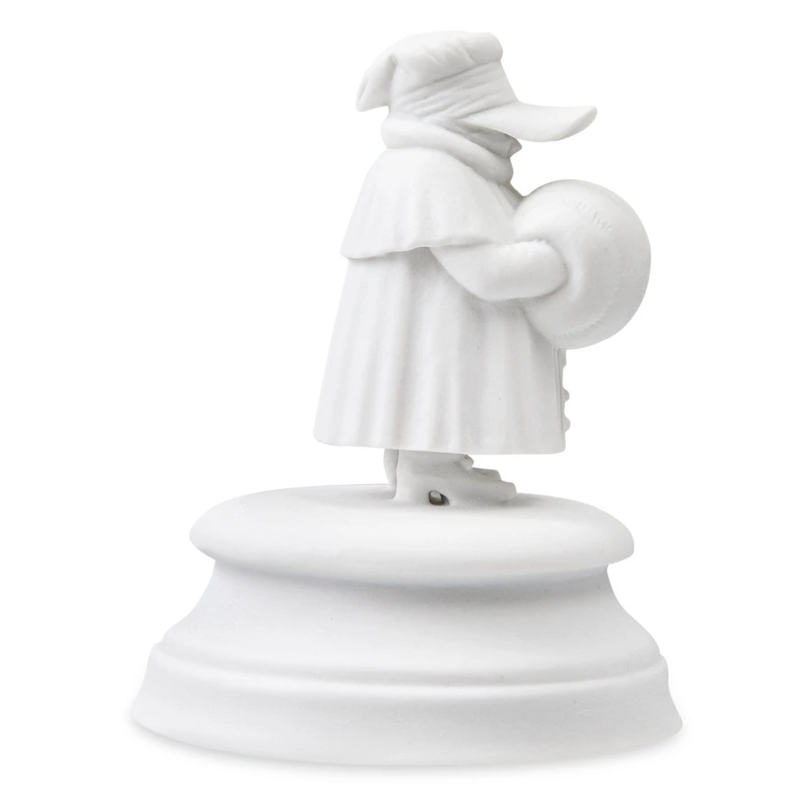 Скульптура ИФЗ Восьмой гость 9,2х6,4 см, фарфор твердый, белая