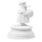 Скульптура ИФЗ Восьмой гость 9,2х6,4 см, фарфор твердый, белая