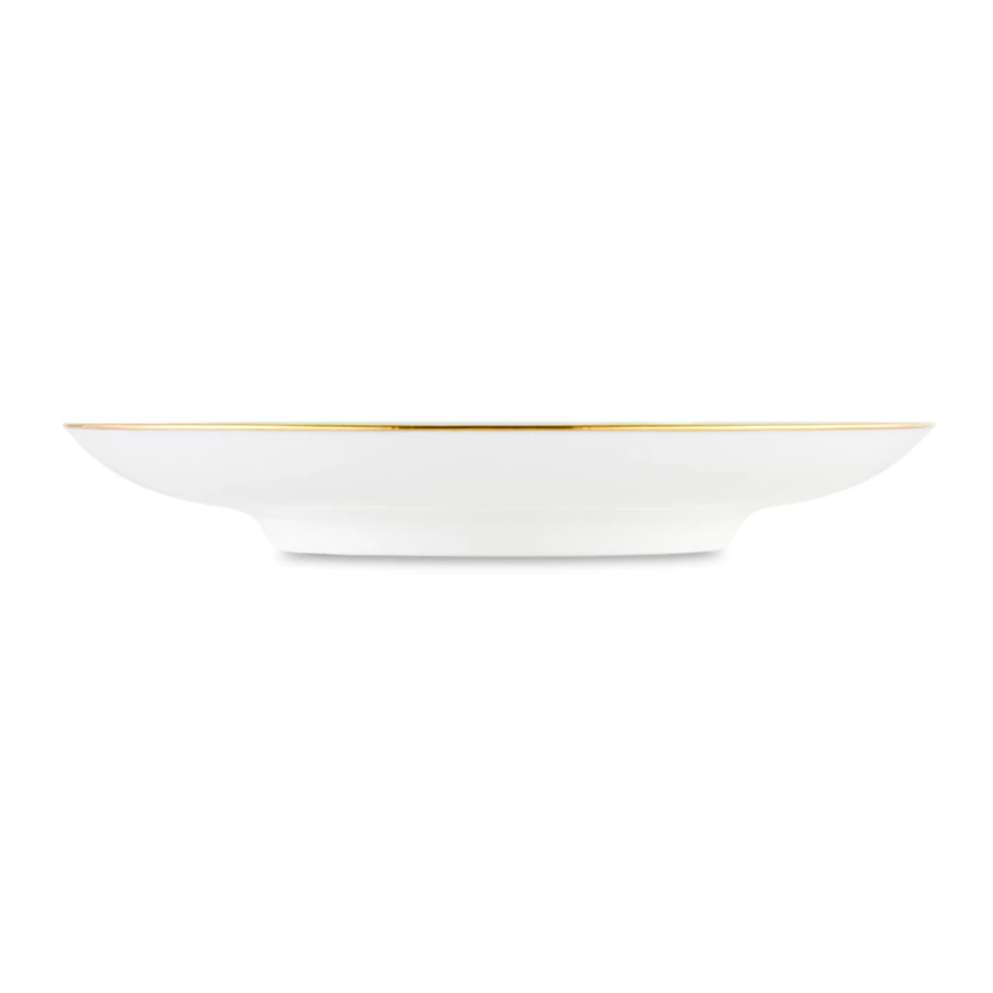 Чашка кофейная с блюдцем ИФЗ Ландыш Скакалка 180 мл, фарфор костяной, белая