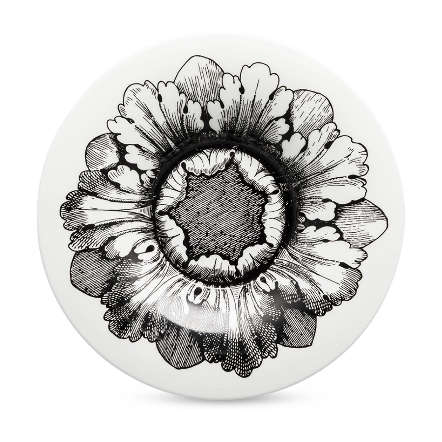 Чашка чайная с блюдцем ИФЗ Юлия Сысоев Волшебный сад 210 мл, фарфор твердый, белая