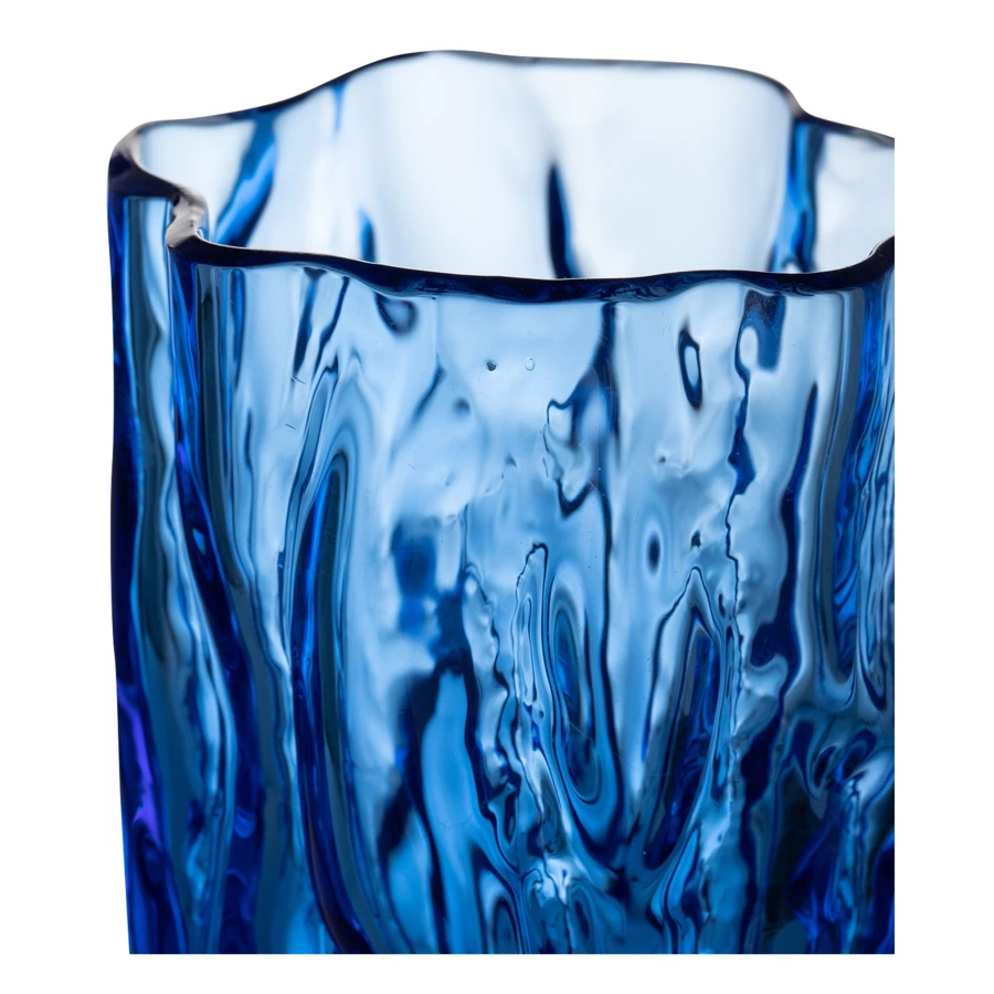 Стакан для воды ГХЗ Кора 250 мл, хрусталь, васильковый