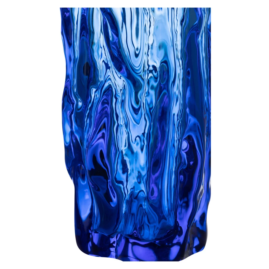 Стакан для воды ГХЗ Кора 250 мл, хрусталь, васильковый