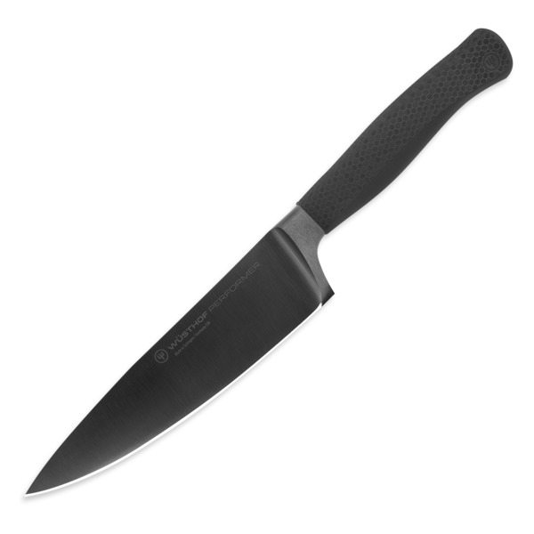 Нож поварской Wuesthof Performer 16 см, сталь кованая, черный