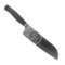 Нож поварской Сантоку Wuesthof Performer 17 см, сталь кованая, черный