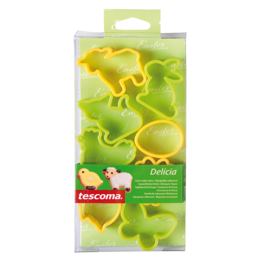 Формочки для печенья пасхальные Tescoma DELICIA 5х5 см, 8 шт, пластик