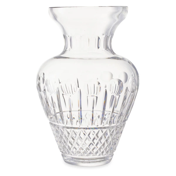 Ваза настольная Decor de table Париж 25 см, хрусталь, прозрачная
