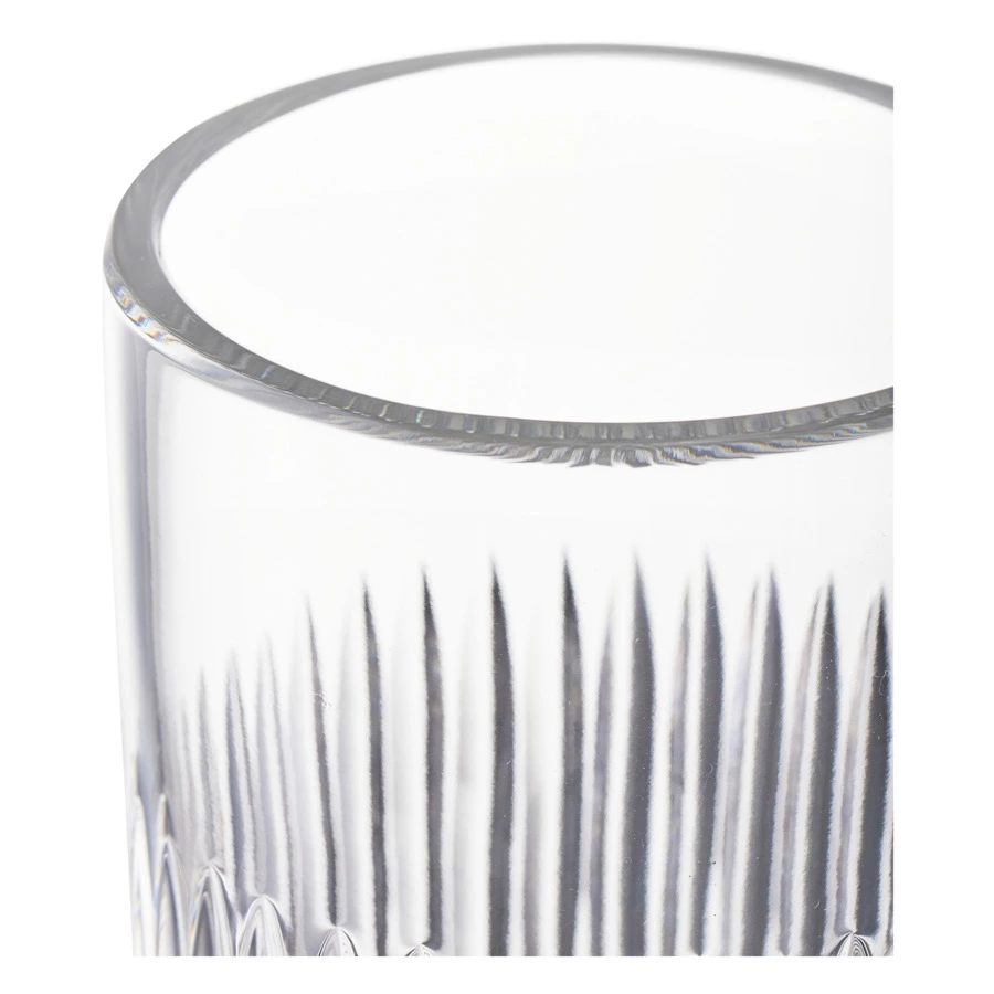 Ваза настольная Decor de table Дефанс 25,4 см, хрусталь, прозрачная