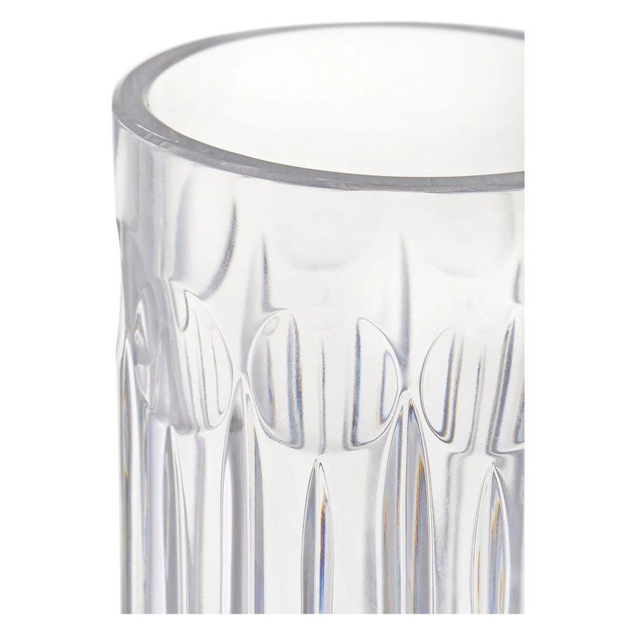 Ваза настольная Decor de table Париж 25,4 см, хрусталь, прозрачная