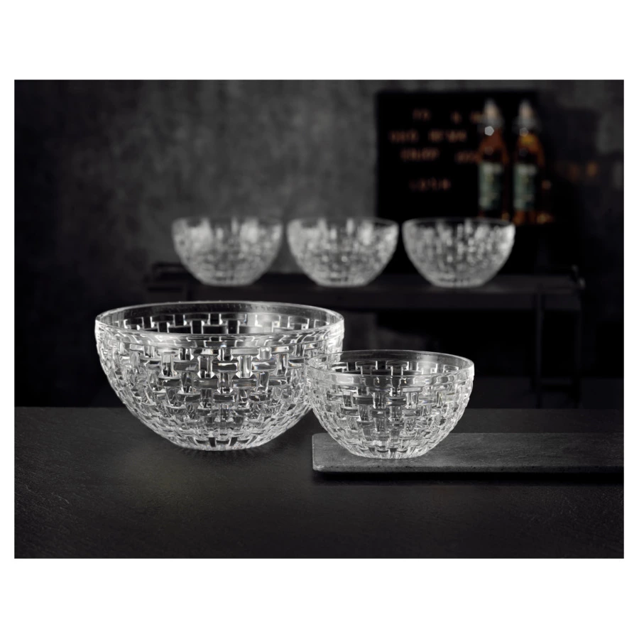 Набор салатников Nachtmann Bossa Nova 920 мл, 18 см, 2 шт, хрусталь бессвинцовый, п/к