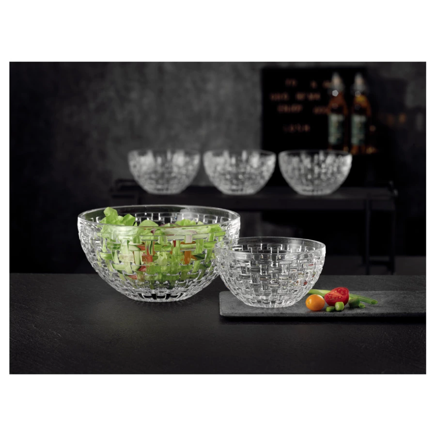 Набор салатников Nachtmann Bossa Nova 920 мл, 18 см, 2 шт, хрусталь бессвинцовый, п/к