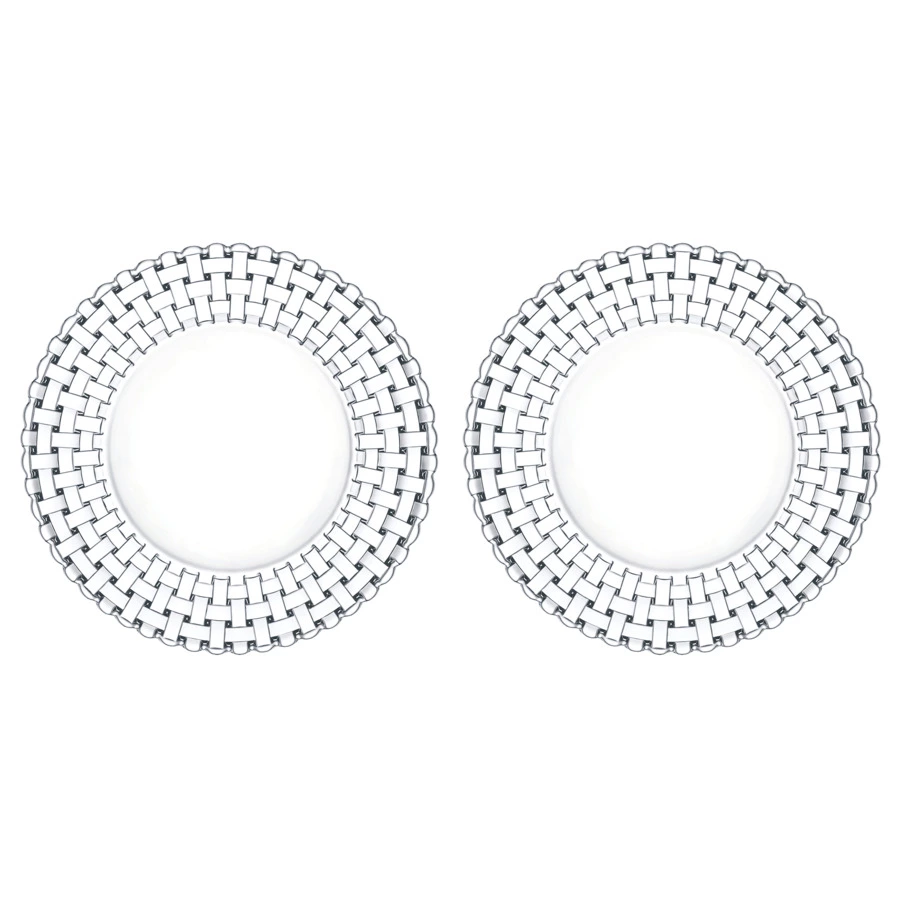 Набор тарелок десертных Nachtmann Bossa Nova 15 см, 2 шт, хрусталь бессвинцовый, п/к