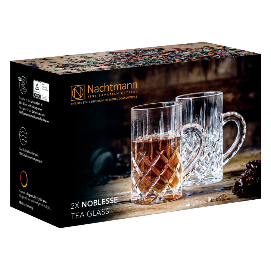Набор кружек для чая и кофе Nachtmann HOT BEVERAGES 250 мл, 2 шт, стекло хрустальное, п/к