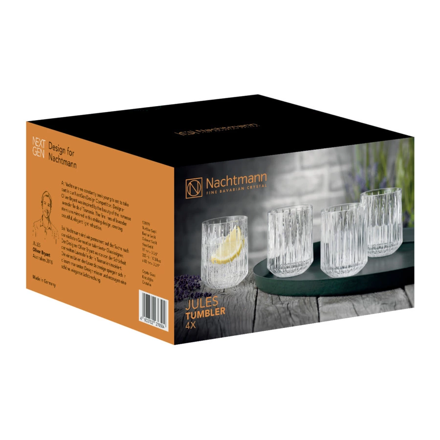 Набор стаканов для виски Nachtmann JULES 305 мл, 4 шт, хрусталь бессвинцовый, п/к