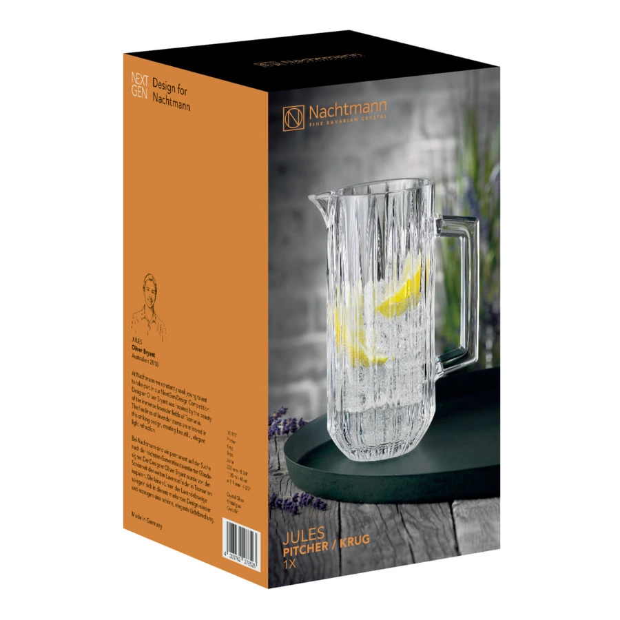 Кувшин для воды Nachtmann JULES 1135 мл, хрусталь бессвинцовый, п/к