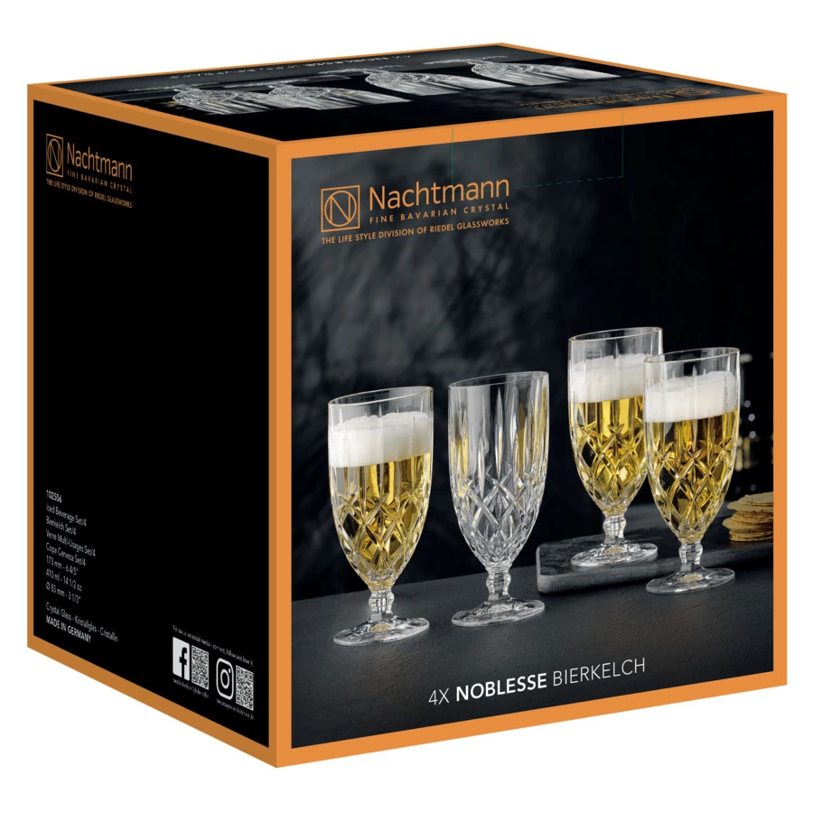 Набор бокалов для коктейлей Nachtmann Noblesse 410 мл, 4 шт, хрусталь бессвинцовый, п/к