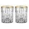 Набор стаканов для виски Nachtmann Noblesse Gold 295 мл, h10хd8 см, 2 шт, хрусталь бессвинцовый, п/к