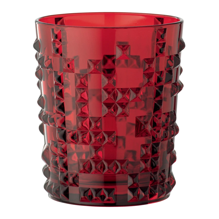 Стакан для виски Nachtmann PUNK 348 мл, красный, cтекло хрустальное, п/к
