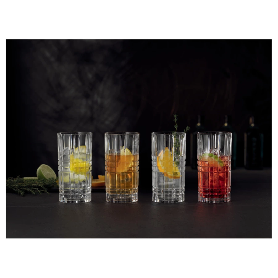 Набор стаканов для воды Nachtmann Square 445 мл, 4 шт, хрусталь бессвинцовый, п/к
