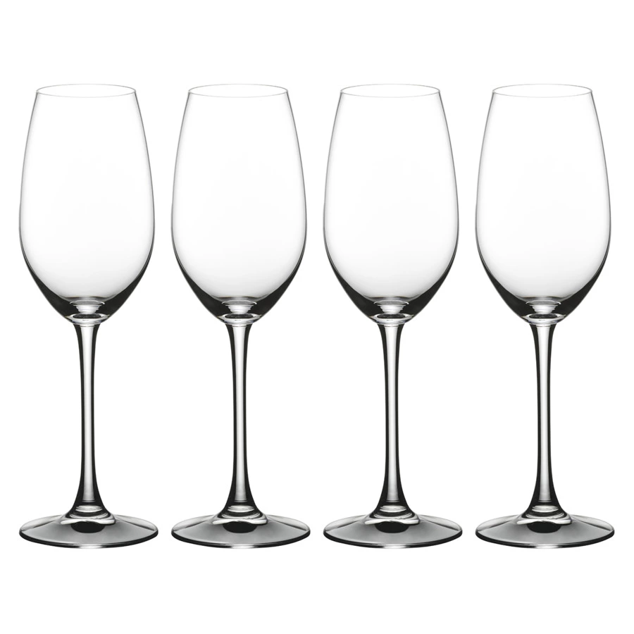 Набор бокалов для шампанского Nachtmann Vivino 260 мл, h21,7хd6,6 см, 4 шт, хрусталь бессвинцовый