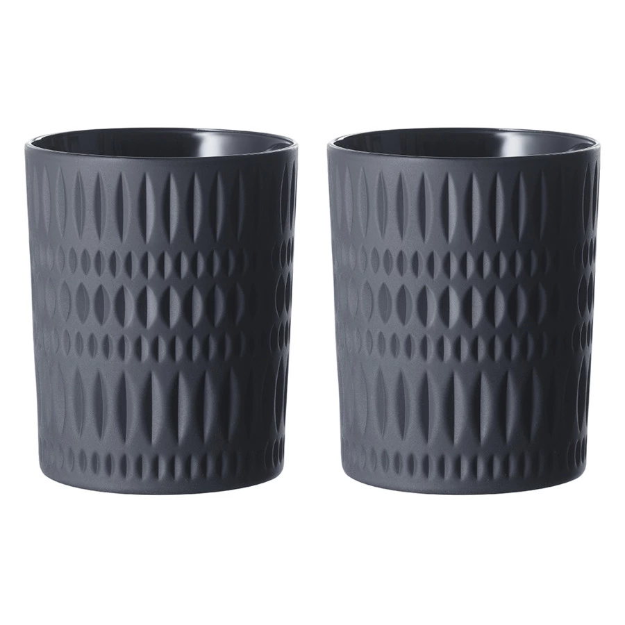 Набор стаканов для виски Nachtmann ETHNO  305 мл, 2 шт, стекло хрустальное, черный матовый, п/к