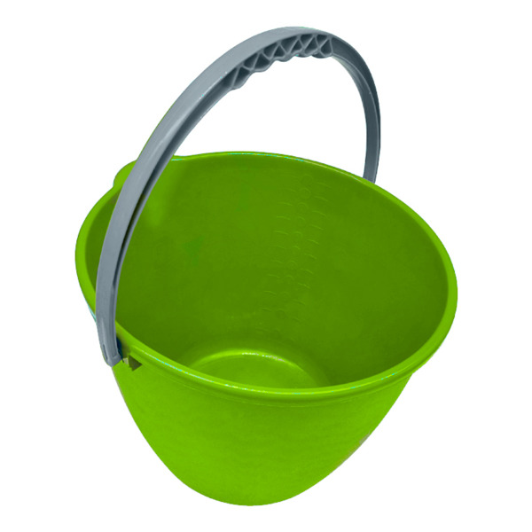 Ведро для пола PolHop Budget круглое с носиком 11 л, пластик, зеленое
