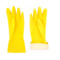 Перчатки хозяйственные Paul Masquin размер S, латекс с хлопковым напылением, желтые
