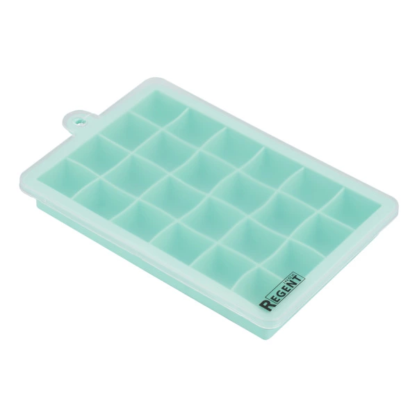 Форма для льда 19х12 см Regent inox Linea Silicone, силикон, мятная