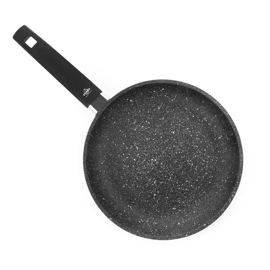 Сковорода антипригарная с фиксированной ручкой OLYMPIA Hard Cook Fix, 24 см, алюминий литой