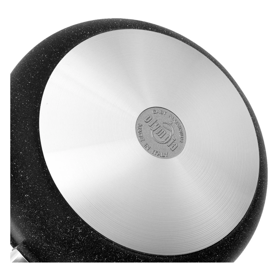 Сковорода глубокая антипригарная с фиксированной ручкой OLYMPIA Hard Cook Fix 28 см, алюминий литой