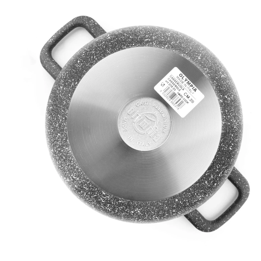 Кастрюля OLYMPIA Hard Cook Fix 20 см, 3,5 л, алюминий литой