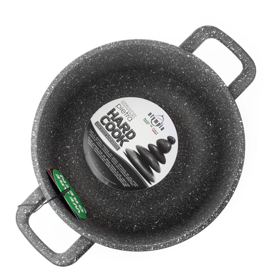 Кастрюля OLYMPIA Hard Cook Fix 20 см, 3,5 л, алюминий литой