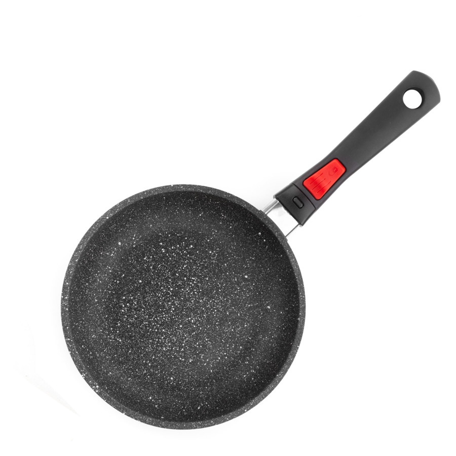 Сковорода антипригарная со съемной ручкой OLYMPIA Hard Cook Clicca 20 см, алюминий литой